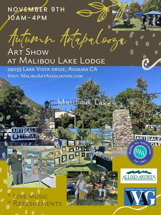 Art Show Nov 9th at Malibu Lake